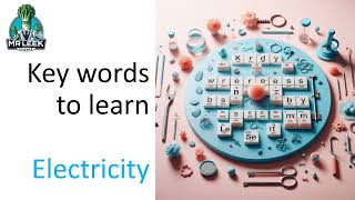 Electricity key words definitions KS3