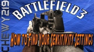 Battlefield 3 Random Tips | How to Find Your Sensitivity Settings | By Chewy219