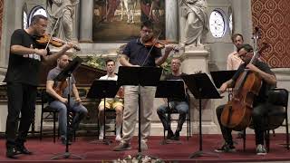 Vivaldi concerto for 2 violins (RV 510  in A minor)   Talamini - Maritan (in rehearsal)