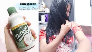 UMECTAÇÃO COM LEITE DE COCO✨