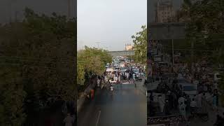 Hafiz Naeem ur Rehman asked karachiites to stop their vehicles@aikaampakistani9944