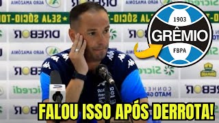 RAPAZ! OLHA O QUE TÉCNICO DO CUIABÁ FALOU APÓS DERROTA PARA O GRÊMIO