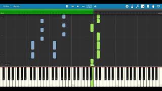 Oliver y Benji - (Captain Tsubasa) Piano Tutorial (Synthesia)