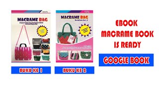 Macrame ebook for sale on google book, get it right away!! (Indonesia) | Buku Macrame Ebook