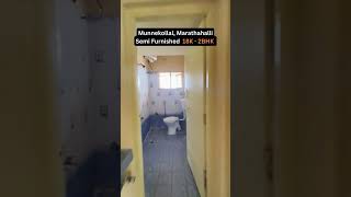 🔥Semi Furnished 18K - 2BHK | Munnekollal, Marathahalli | Best of House Hunt Bengaluru 🔥