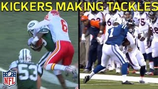 The BIGGEST NFL Kicker/Punter HITS/TACKLES/POPS ON POSITION PLAYERS EVER! Kicker Punter Tackles EP.1