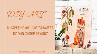 Using Decor Transfers for DIY Wall Art