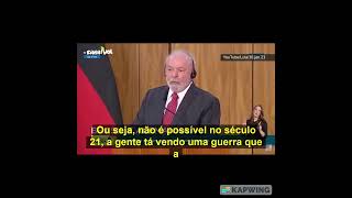 Lula: vamos criar um grupo de países que "estejam interessados em criar a paz no planeta"