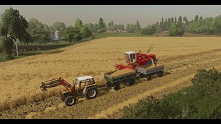 #FS22#🌾żniwa🌾❤️Bizonem❤️🚜Ursus🚜z😲2😲Autosankami🤩D47#link do remix w opisie