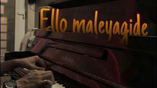 Ello Maleyagide Piano Cover | Sonu Nigam | Manasaare | Mano Murthy