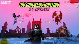 🔴Live 100 Chicken Hunting in 3.4 Update🔥 Battleground’s Mobile India🇮🇳 @jinoxop #bgmi #live