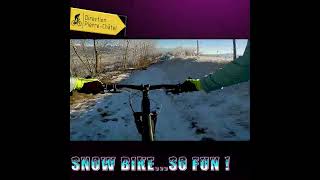 Rando/Descente VTT sur neige - Pierre Percée (38) - gopro hero 10 black - 20/01/2024