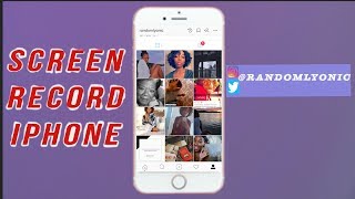 EASIEST WAY | HOW TO RECORD YOUR IPHONE SCREEN  + SOCIAL MEDIA PROMO POP UP WITH IPHONE