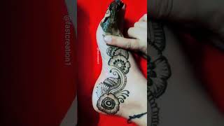 Beautiful reverse leg mehndi।। most easy and simple leg mehndi।। latest leg mehndi