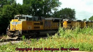 A couple UP trains at Crockett, TX 06/28/2014 ©