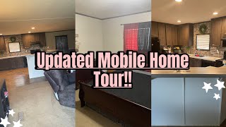 “Updated “ Mobile Home Tour!!|Lived In Home