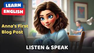 Anna's First Blog Post | English Stories | English Listening Skills - Speaking Skills