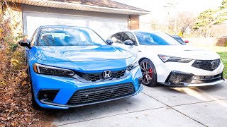 2024 Civic Sport vs 2024 Integra Type S - How does the base enthusiast trim compare to the top trim