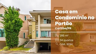 Casa em Condomínio, 04 Suítes, 05 Vagas, Quintal, Portão Curitiba.