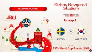 Sweden vs Korea Republic - Group F | FIFA World Cup Russia 2018 | #SWEKOR