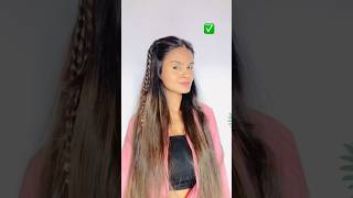 Try this hairstyle ✅ #longhairstyles #hairvlog #hairstyle #shortsyoutube #ytshorts #explore