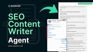 SmythOS - SEO Content Writer Agent