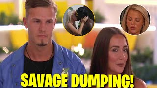 JESS & HUGO DUMPED?!! KISSING CHALLENGE!!! LOVE ISLAND EP 33 REVIEW