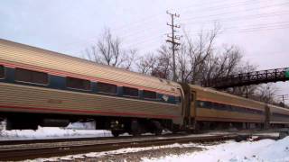 Amtrak Hiawatha # 337 Through Rondout,Illinois