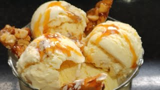 Butterscotch Ice cream /How to make Butterscotch Ice cream/Ice cream Recipe/#cookingideas