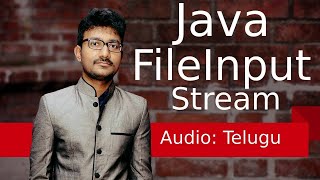 Java FileInputStream in Telugu | Java File Handling in Telugu | జావా (Java in Telugu)