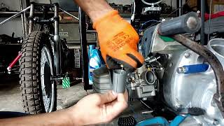 Assembling the Dnepr motorcycle engin part 6 Preparing for launch