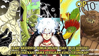 SPOILER OP 1110 DARI EDITOR! AKHIRNYA WUJUD ZOAN IBLIS GOROSEI DIPERLIHATKAN! NAMA KERAJAAN KUNO!