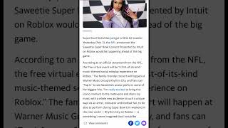 Saweetie to headline first-ever virtual Roblox Super Bowl concert