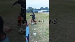 Soccer stamina drills/ Skills with agility training season #football #soccer #shortsvideo #Skills