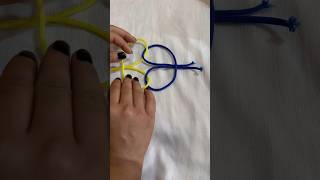 How to knot a bracelet easy for beginners # short #diy