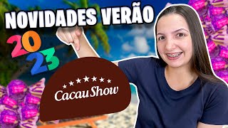 NOVIDADES DE VERÃO CACAU SHOW - TRUFAS / DRAGEADO E TABLETES