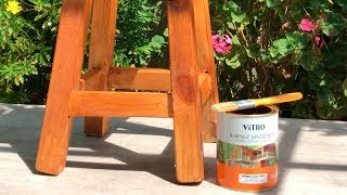 Barnizar madera nueva con VITRO Pinturas