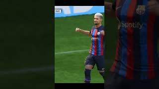 #corner  #goal #scored by #araújo #fcbarcelona #fifa23 Enjoy Like share & Subscribe