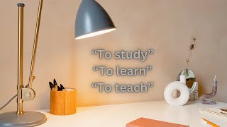 How to use "to study", "to learn", and " to teach" in Arabic (Levantine dialect)(present tense)