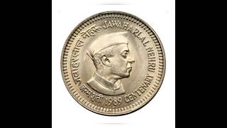 Indian 5 Rupee Coin series - Episode 9, Pandit Jawaharlal Nehru