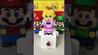 Lego Princess Peach Stunning Reaction Sound On Purple Colour #viral #lego #reaction #shorts