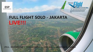 LIVE!! VATSIM SOLO - JAKARTA | Microsoft Flight Simulator