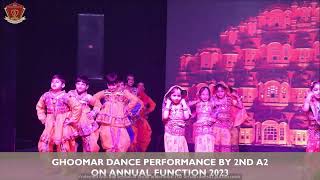 GHOOMAR DANCE PERFORMANCE BY 2A2 || ANNUAL FUNCTION 2023 || RIS