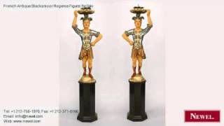 French Antique Blackamoor Regence Figures for Sale