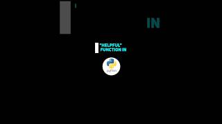 “Helpful” function in Python #pythonprogramming #pythonfunction