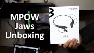 MPOW Jaws Bluetooth Earphones Unboxing