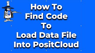 How to easily find the code needed to load a data file which is in the /data folder in Posit Cloud.