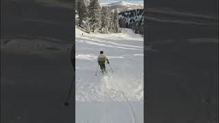 Sick Follow Cam 360 #skiing #360 #jump #ski