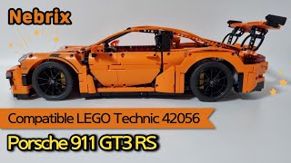 Compatible LEGO Technic 42056 Porsche 911 GT3 RS Build & Review ⚡️ 호환레고 테크닉 포르쉐 911 GT3 RS