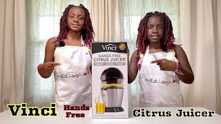 Unboxing/Review Of The Vinci Hands Free Citrus Juicer